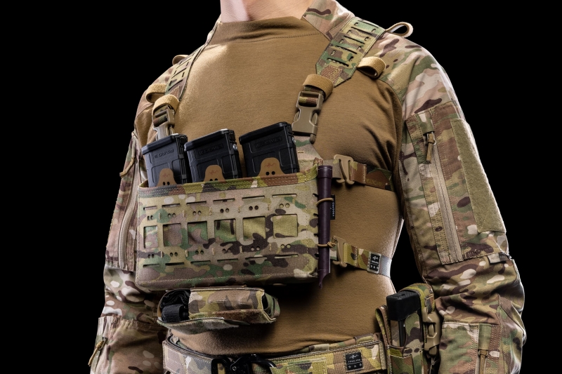 Tactical Chest Rig Vest Kangaroo Magazine Pouch Military Recon